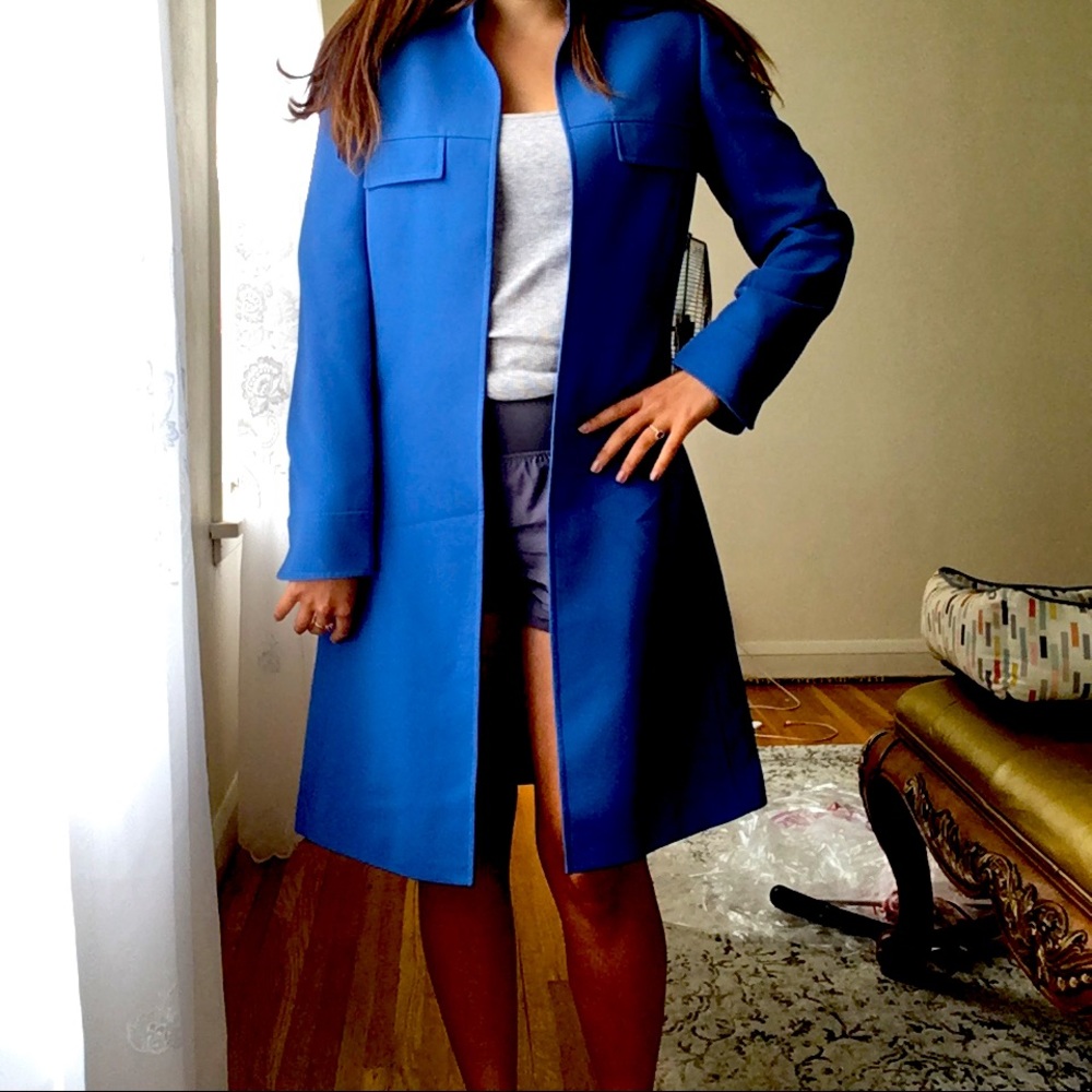 Stresa ASL size 6 long blazer coat